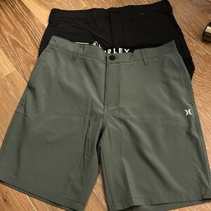 Lot bundle of men’s Hurley walkshorts hybrid stretch shorts New plus bonus pair